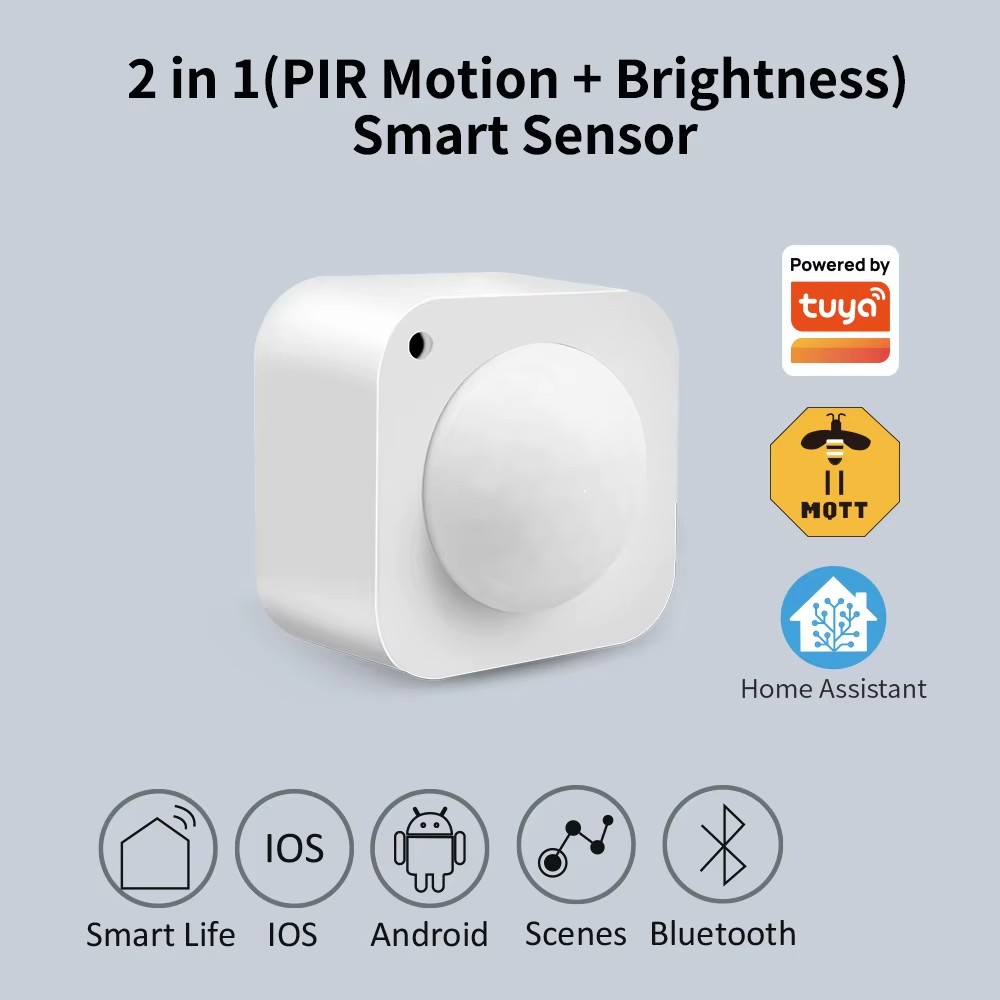 Capteur de mouvement et de luminosité Tuya ZigBee