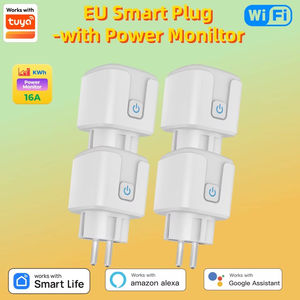 Prise connectée Tuya WiFi avec mesure de consommation